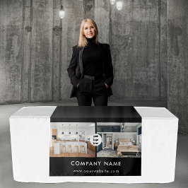 Tapete De Parede Imposição de Banner do Runner de Mesa de Negócio P