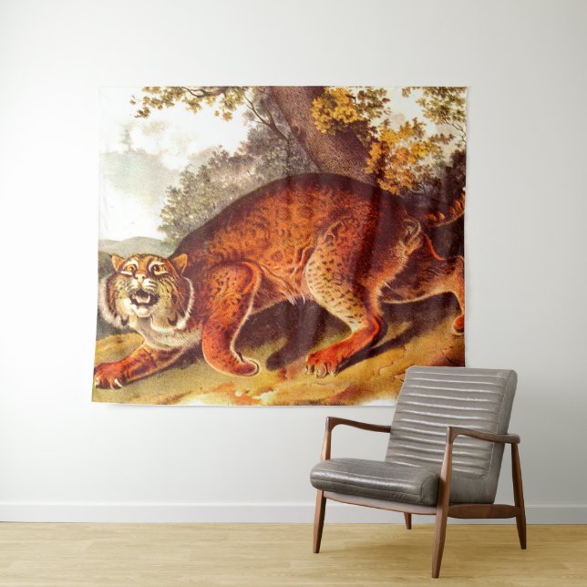 Tapete De Parede impressão de lince do século XIX (In Situ (Horizontal))