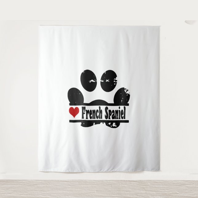 Tapete De Parede Impressão em Pata Espanhola Francesa (Frente)