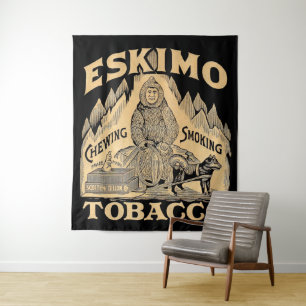 Tapete De Parede Impressão Eskimo do tabaco