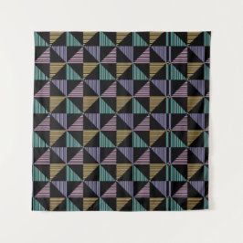 Tapete De Parede Impressão Geométrica Abstrata Elegante – Moderna e