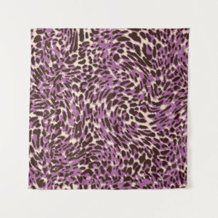 Tapete De Parede Impressão Leopardo, Padrão Animal Clássico.