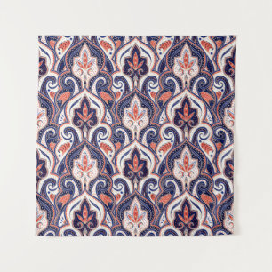 Tapete De Parede Indian paisley pattern seamless. Persian arabesque