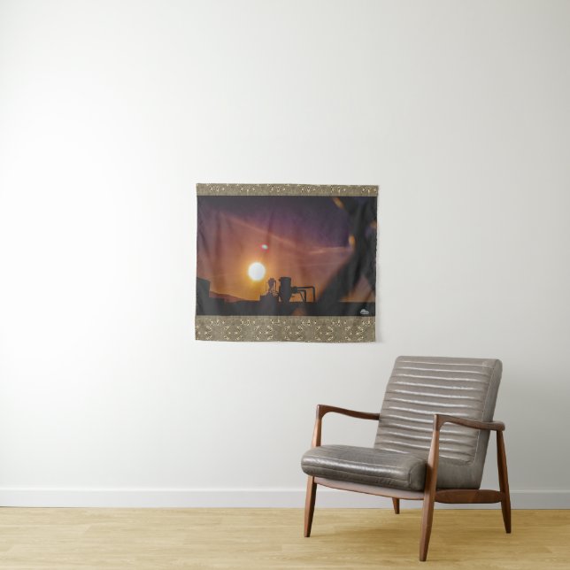 Tapete De Parede Industrial Sunrise em Welshpool, País de Gales (In Situ (Horizontal))