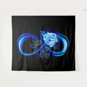 Tapete De Parede Infinito brilhante com rosa azul
