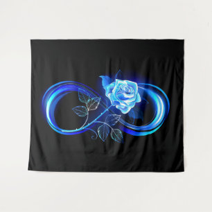 Tapete De Parede Infinito brilhante com rosa azul