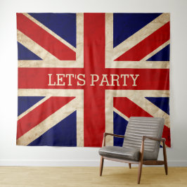 Tapete De Parede Inglaterra Rustic Flag DEIXA PARTIDO DE BACKDROP