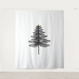 Tapete De Parede Inseto Feliz de Natal Lover Xmas Dragonfly