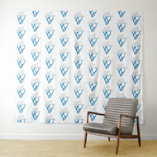 Tapete De Parede Inspiração personalizada de ícone de Abstrato azul