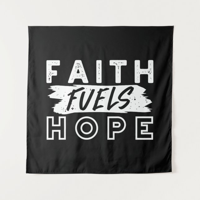 Tapete De Parede Inspirational Faith Quote – Faith Fuels Hope (Frente)