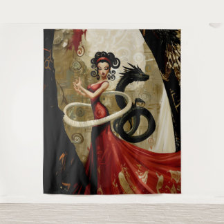 Tapete De Parede Intenção Manifestante Occult Dark Witchy — Arte AI