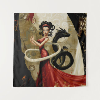 Tapete De Parede Intenção Manifestante Occult Dark Witchy — Arte AI