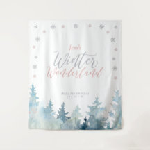 Inverno prateado e rosa maravilhoso Aniversário de