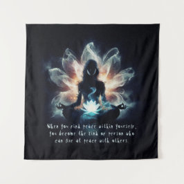 Tapete De Parede Ioga Instrutor Meditação Dose Brilhante Lotus