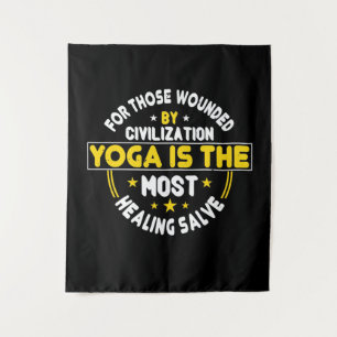 Tapete De Parede Ioga - Ioga É o Bálsamo Mais Curativo