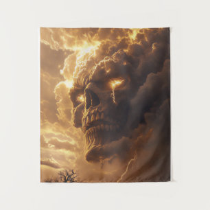 Tapete De Parede Ira da Caveira da Tempestade