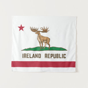 Tapete De Parede Irlanda República da Irlanda Elk Flag Giant Deer
