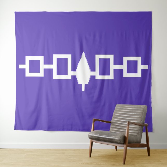 Tapete De Parede Iroquois Flag Wampum Belt (In Situ (Horizontal))
