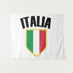 Tapete De Parede Italia Crest Itália Flag