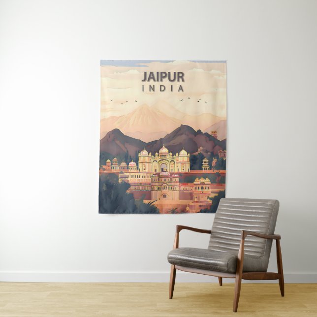 Tapete De Parede Jaipur – A Cidade Rosa Real da Índia (In Situ)