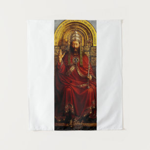 Tapete De Parede Jan van Eyck Deus Pai no Trono Arte Fina