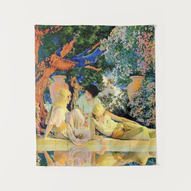 Tapete De Parede Jardim De Alá Por Maxfield Parrish (Frente)