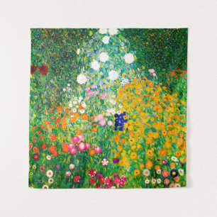Tapete De Parede Jardim de Flores de Gustav Klimt