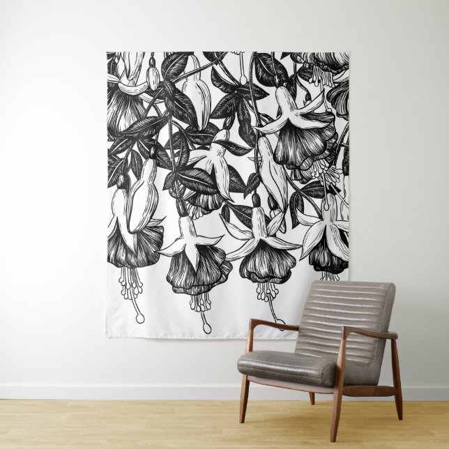 Tapete De Parede Jardim Fuchsia (In Situ)