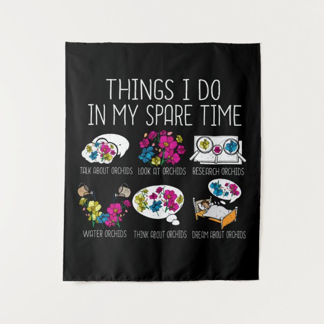 Tapete De Parede Jardinagem Florista De Plantas Orquídeas (Frente)