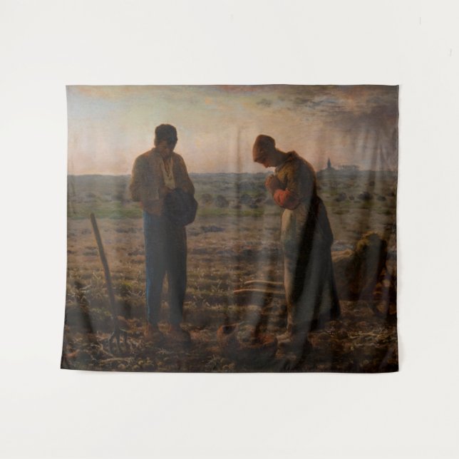 Tapete De Parede Jean-Francois Millet - Angelus (Frente (Horizontal))