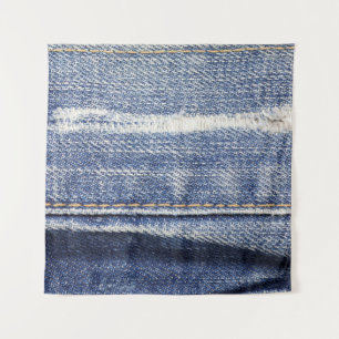 Tapete De Parede Jeans fundo de textura.