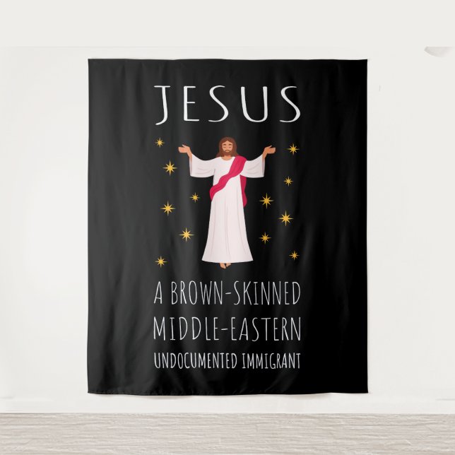 Tapete De Parede Jesus Brown, Imigrante Idocumentado (Frente)