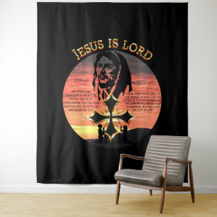 Tapete De Parede Jesus é Deus