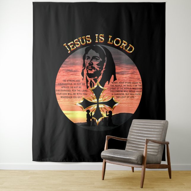 Tapete De Parede Jesus é Deus (In Situ)