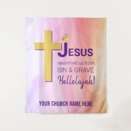 Tapete De Parede JESUS NOS RESGATOU Páscoa Cristã