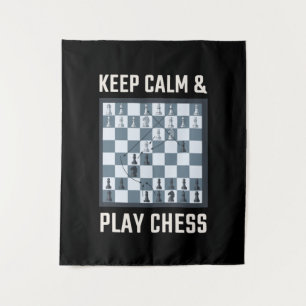 Tapete De Parede Jogador de Xadrez do Conselho Chess