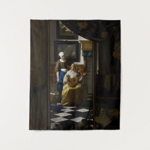 Tapete De Parede Johannes Vermeer - A Carta do Amor