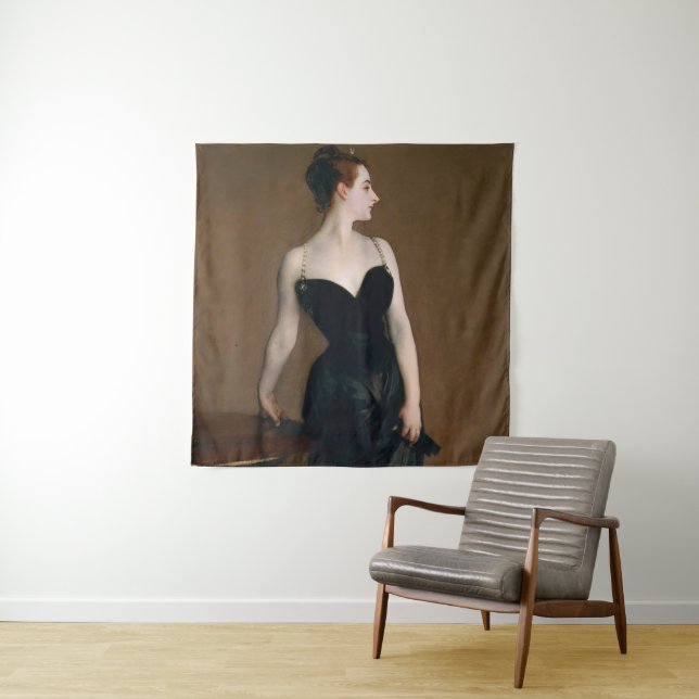 Tapete De Parede John Singer Sargent Madame X Retrato Clássico (In Situ)