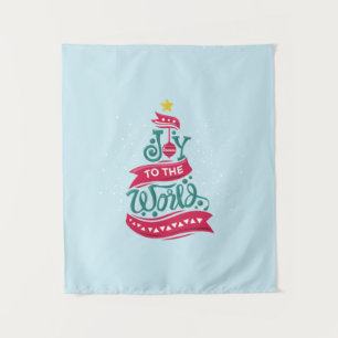 Tapete De Parede Joy para a tipografia das citações de Natal do Mun