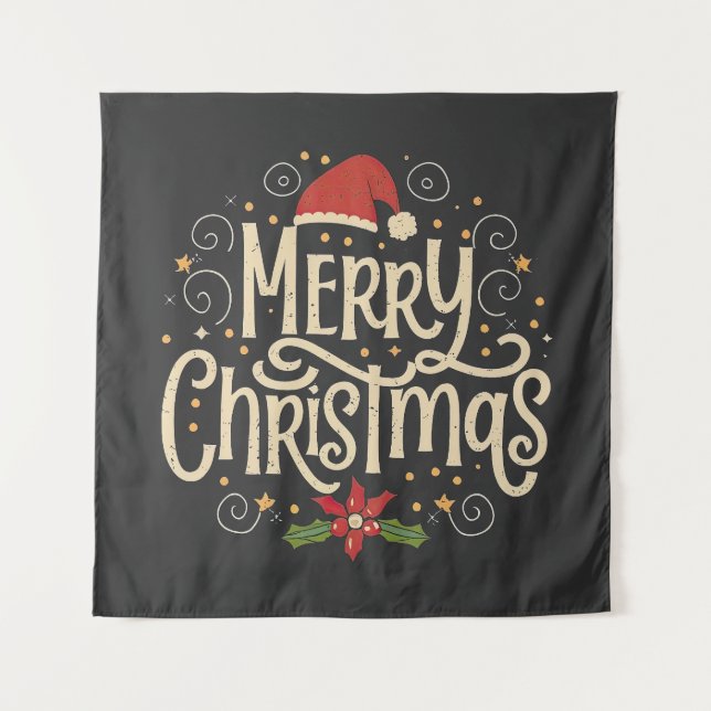 Tapete De Parede Joyful Christmas (Frente)