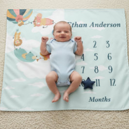 Tapete De Parede Jungle Animals Neutral Baby Blanket
