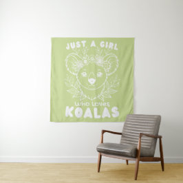 Tapete De Parede Just a Girl who Loves Koalas