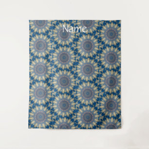 Tapete De Parede Kaleidoscópio Blue Chakra Thunder_Cove