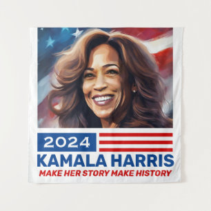 Tapete De Parede Kamala Harris 2024 para o Presidente Banners