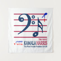 Kamala Harris e Tim Walz