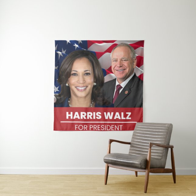 Tapete De Parede Kamala Harris Tim Walz (In Situ)