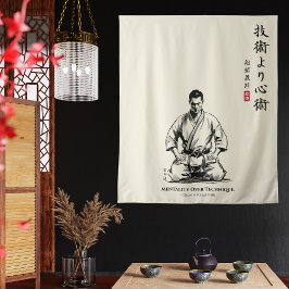Tapete De Parede Karate 5th Precept - Mentality Over Technique