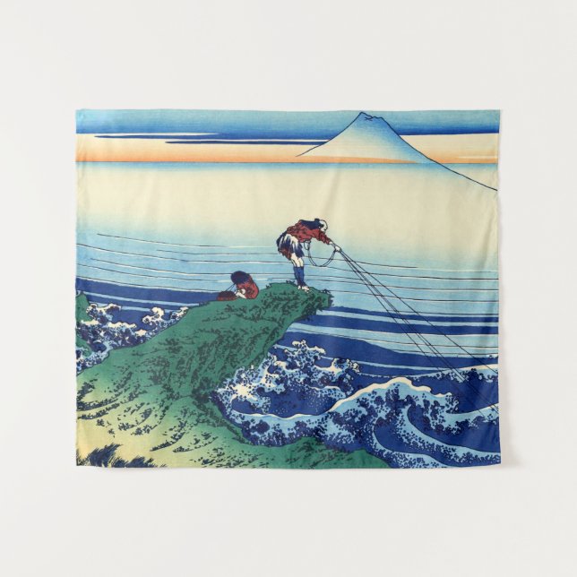 Tapete De Parede Katsushika Hokusai - Kajikazawa na província de Ka (Frente (Horizontal))