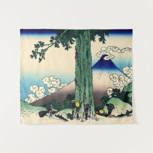 Tapete De Parede Katsushika Hokusai - Passagem de Mishima na proví