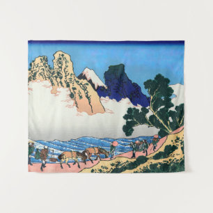 Tapete De Parede Katsushika Hokusai - Trás de Fuji, Rio Minobu